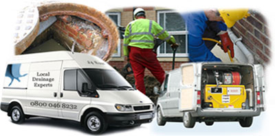 Boston Manor drainage van